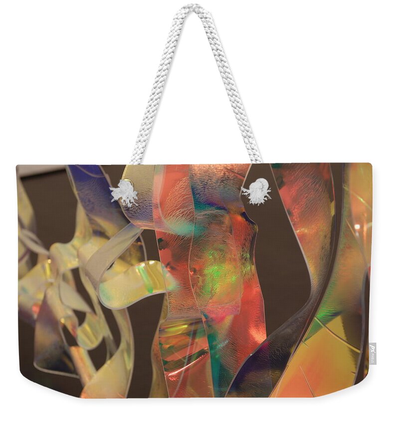 Backround Weekender Tote Bag featuring the photograph Colour backround #1 by Eleni Kouri