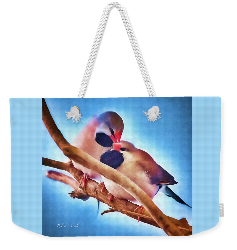 Comfort Weekender Tote Bag featuring the photograph A Shoulder to Lean On by Rebecca Samler