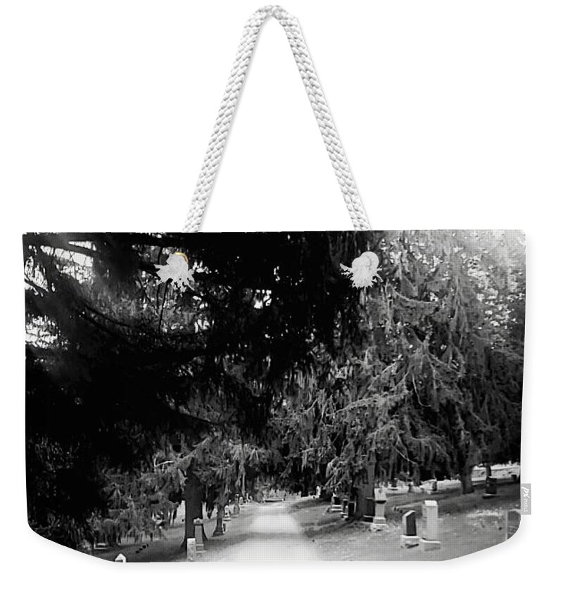 Dark Weekender Tote Bag featuring the photograph Dark beauty by Shalane Poole