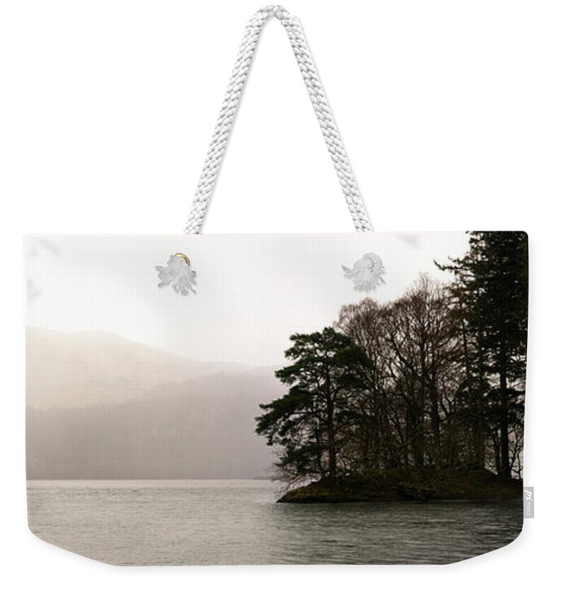 Panorama Weekender Tote Bag featuring the photograph Derwentwater Lake District #1 by Sonny Ryse