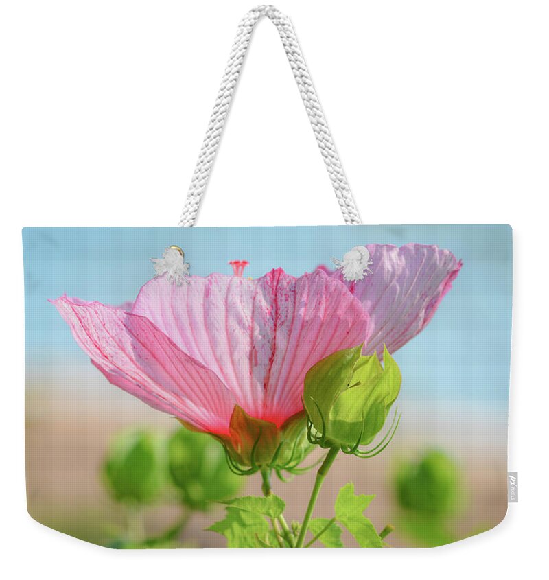 Landscape Flower Weekender Tote Bag featuring the photograph Flower #1 by Michelle Wittensoldner