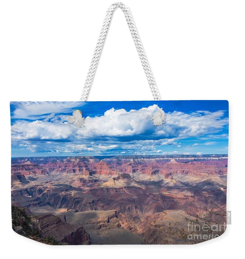 Grand Canyon Weekender Tote Bag featuring the digital art Grand Canyon by Tammy Keyes