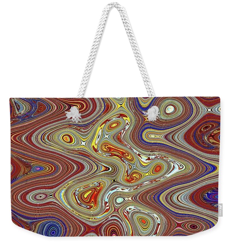 Heavy Duty Roller And Compactor Abstract Weekender Tote Bag featuring the digital art Heavy Duty Roller And Compactor Abstract #1 by Tom Janca