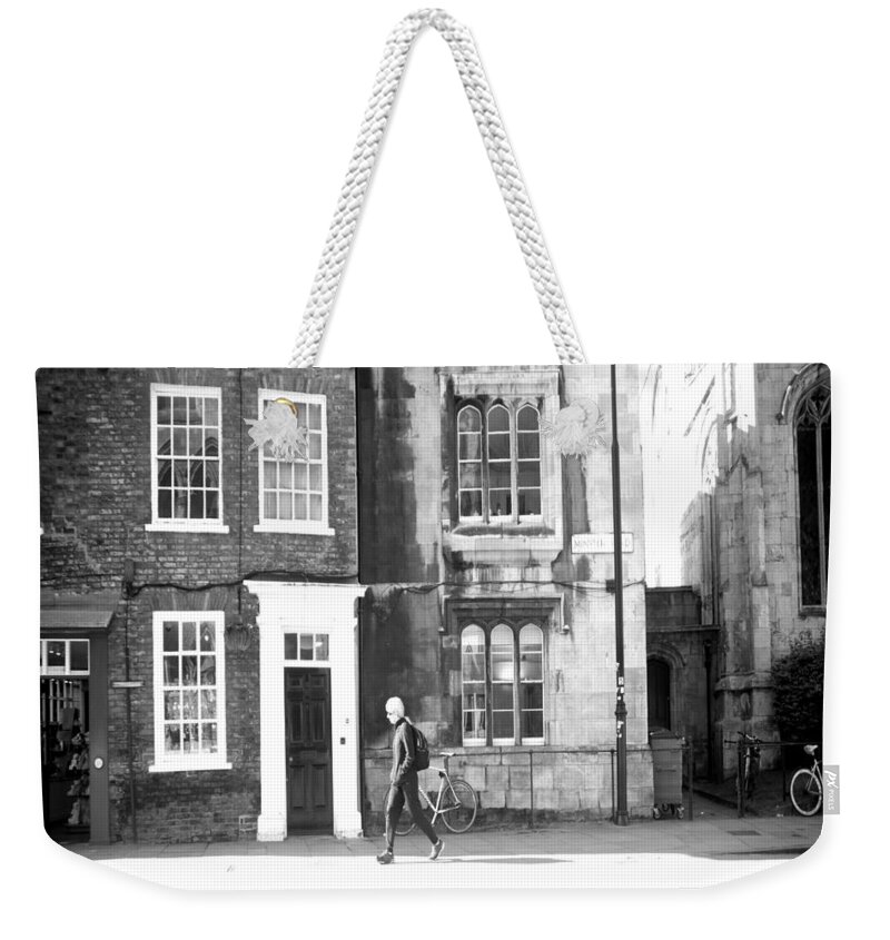 Yorkshire Weekender Tote Bag featuring the photograph It Can Be Done #1 by Jez C Self