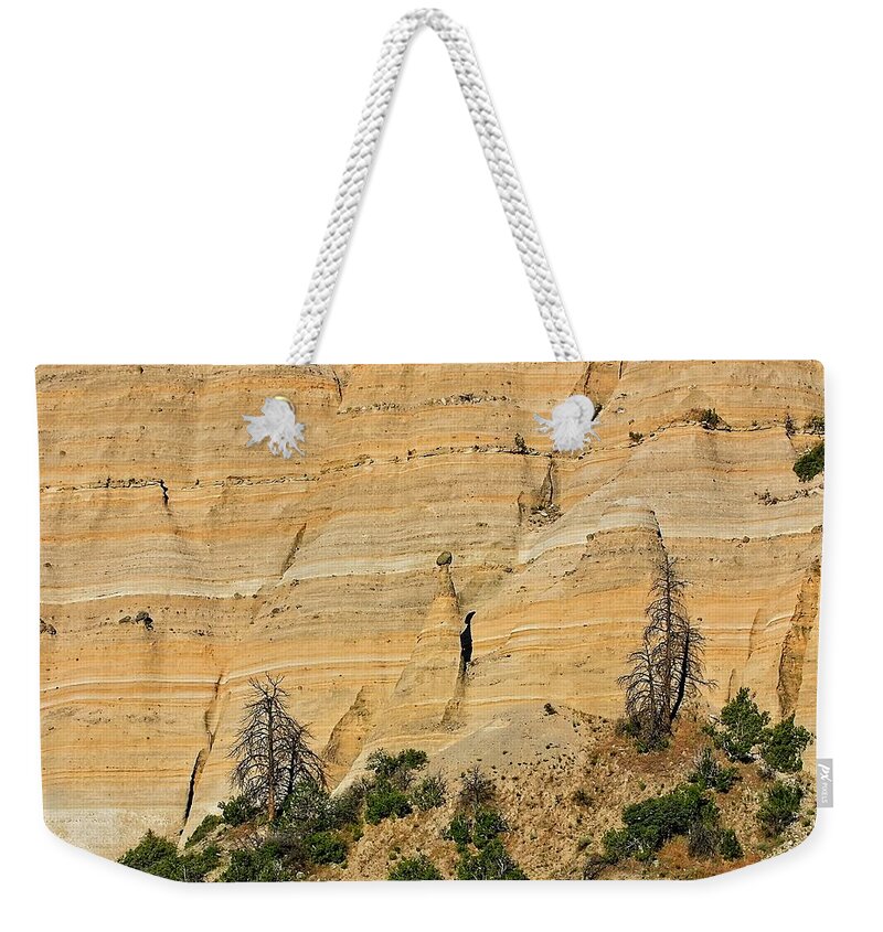 Tent Rocks Weekender Tote Bag featuring the photograph Kasha-Katuwe Tent Rocks National Monument 4 by Steven Ralser