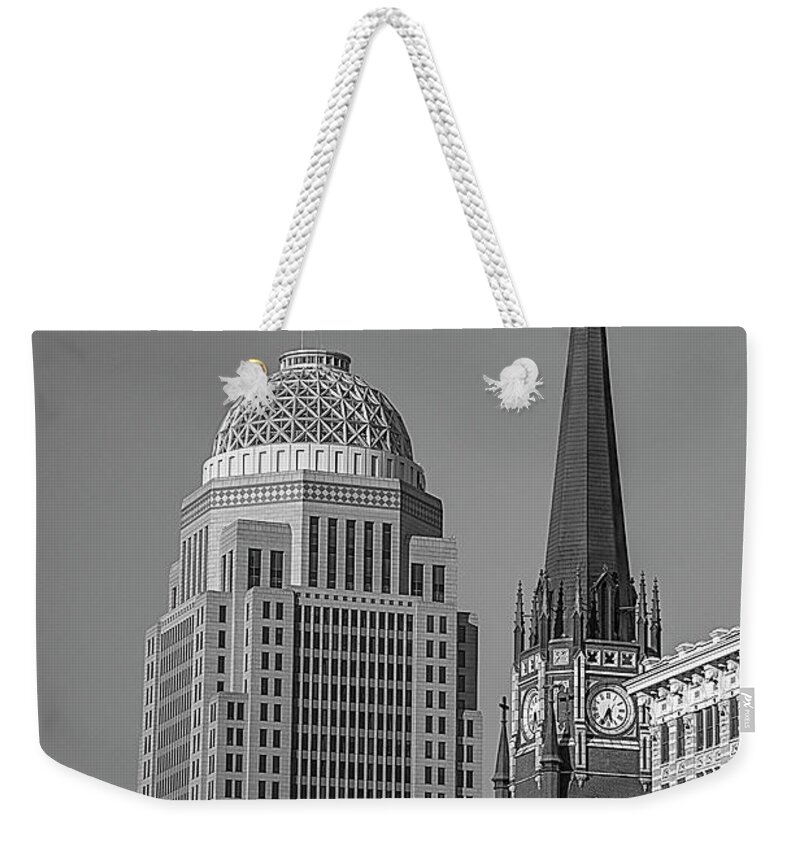 Cathedral Of The Assumption Weekender Tote Bag featuring the photograph Louisville Mercer Cathedral #1 by FineArtRoyal Joshua Mimbs