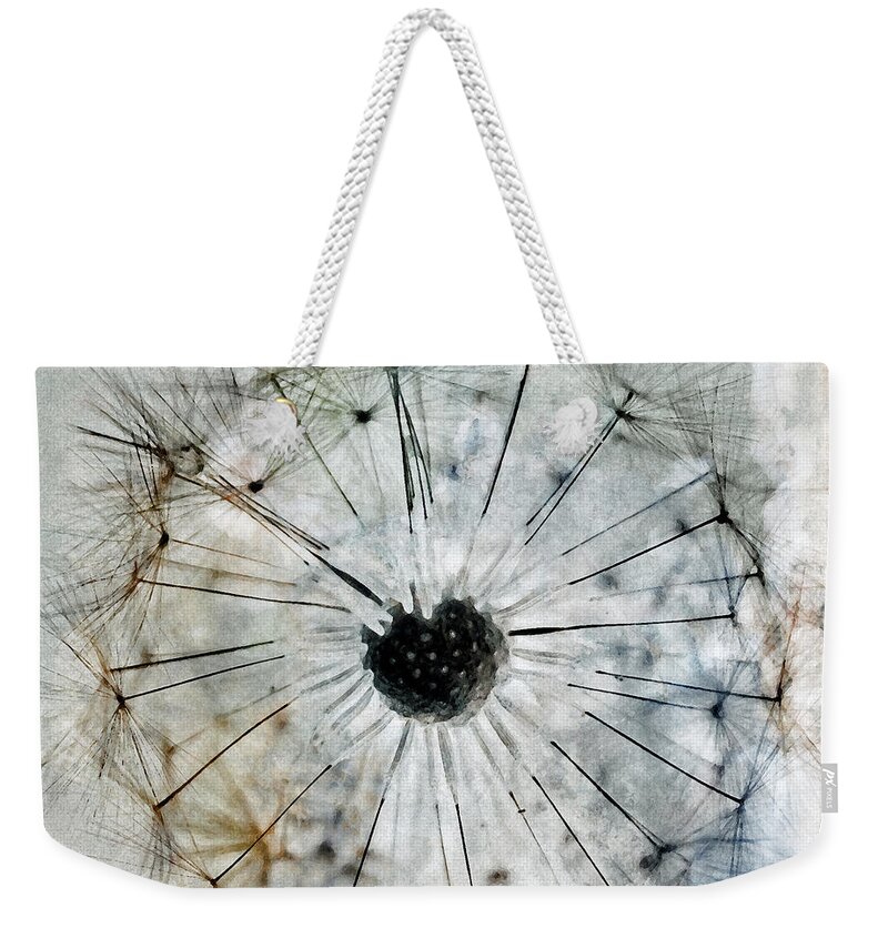 Dandelion Weekender Tote Bag featuring the photograph Make a Wish #2 by Tikvah's Hope
