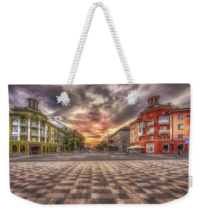 Mariupol Weekender Tote Bag featuring the photograph Mariupol by Anna Rumiantseva