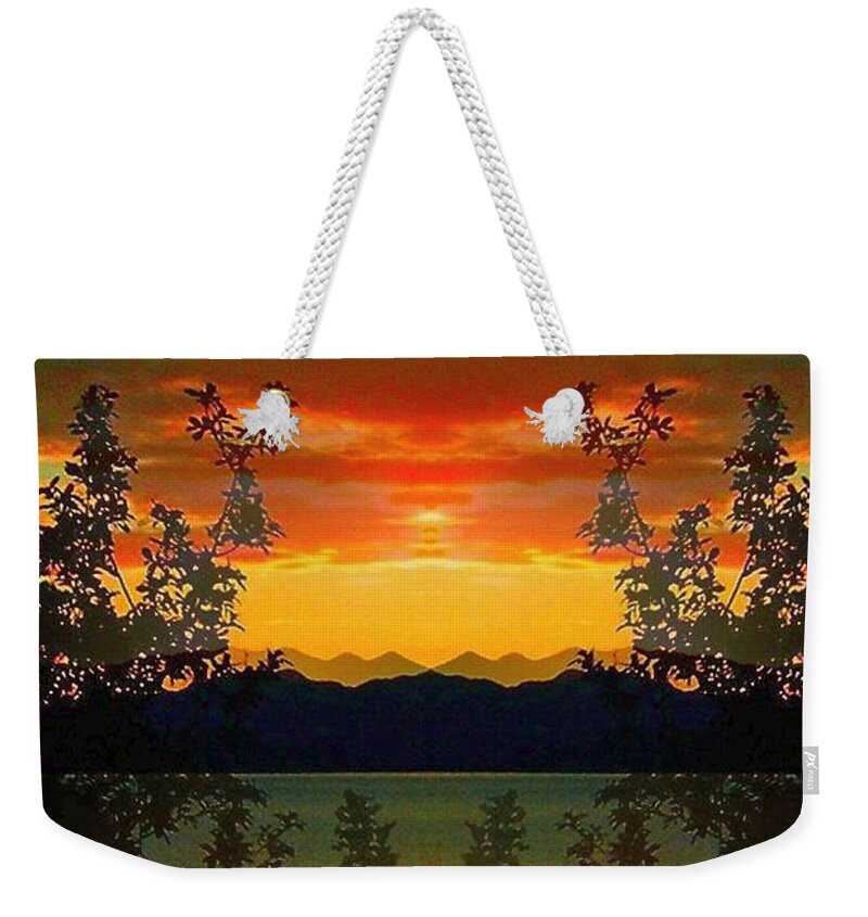 North America Weekender Tote Bag featuring the photograph Marsh Lake - Yukon #1 by Juergen Weiss