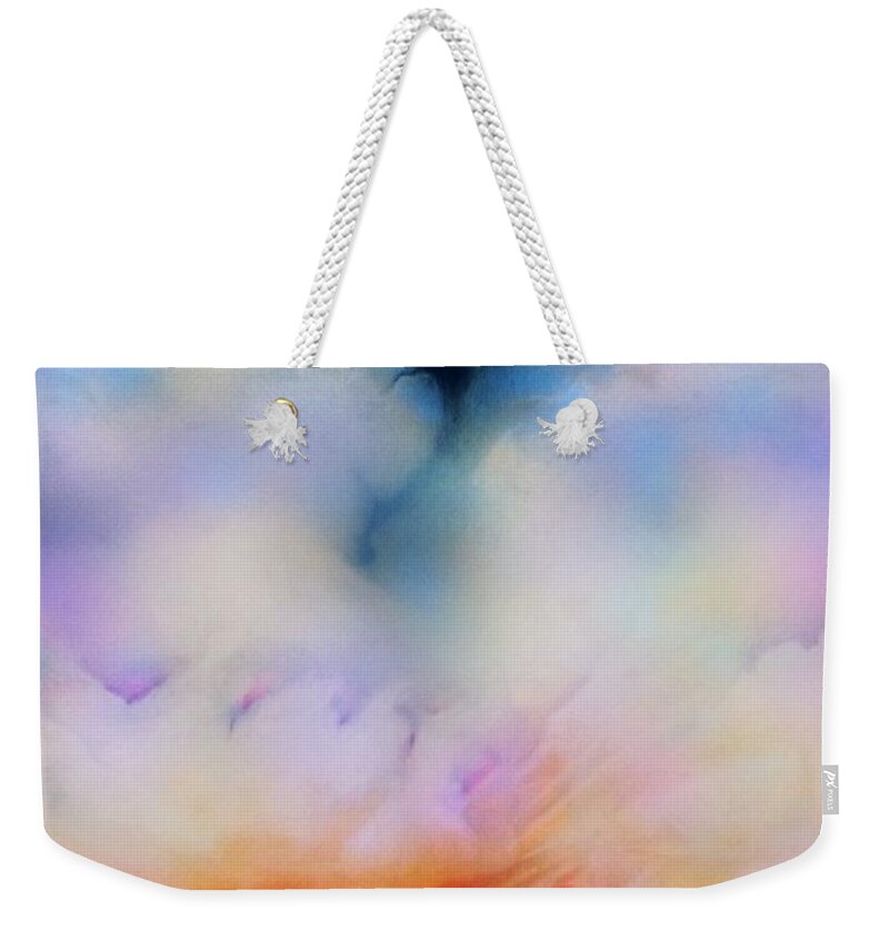 Clouds Drawing Weekender Tote Bag featuring the drawing Moonrise #2 by David Neace CPX