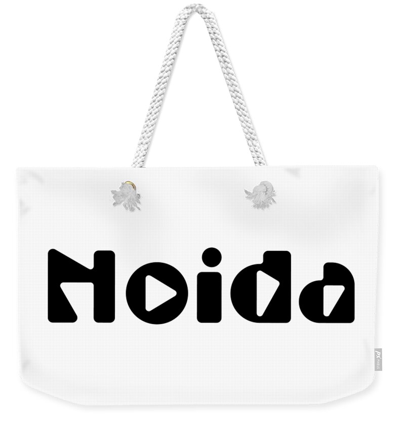 Noida Weekender Tote Bag featuring the digital art Noida #1 by TintoDesigns