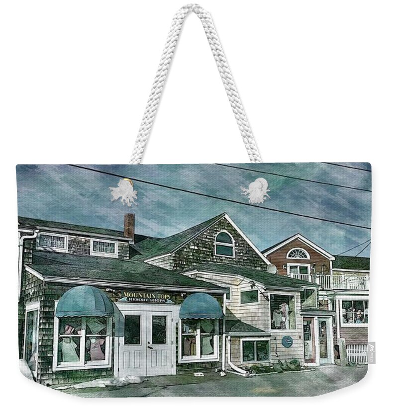  Fishing Weekender Tote Bag featuring the photograph Ogunquit, Maine #2 by Marcia Lee Jones