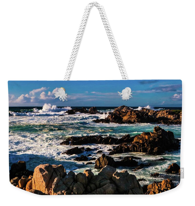  Weekender Tote Bag featuring the photograph Pacific Grove, Ca #1 by Dr Janine Williams