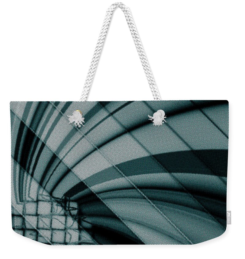 Abstract Weekender Tote Bag featuring the digital art Pattern 32 #1 by Marko Sabotin