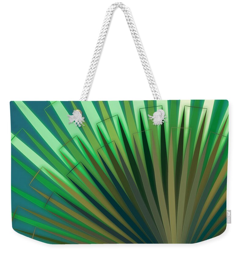 Abstract Weekender Tote Bag featuring the digital art Pattern 41 #1 by Marko Sabotin