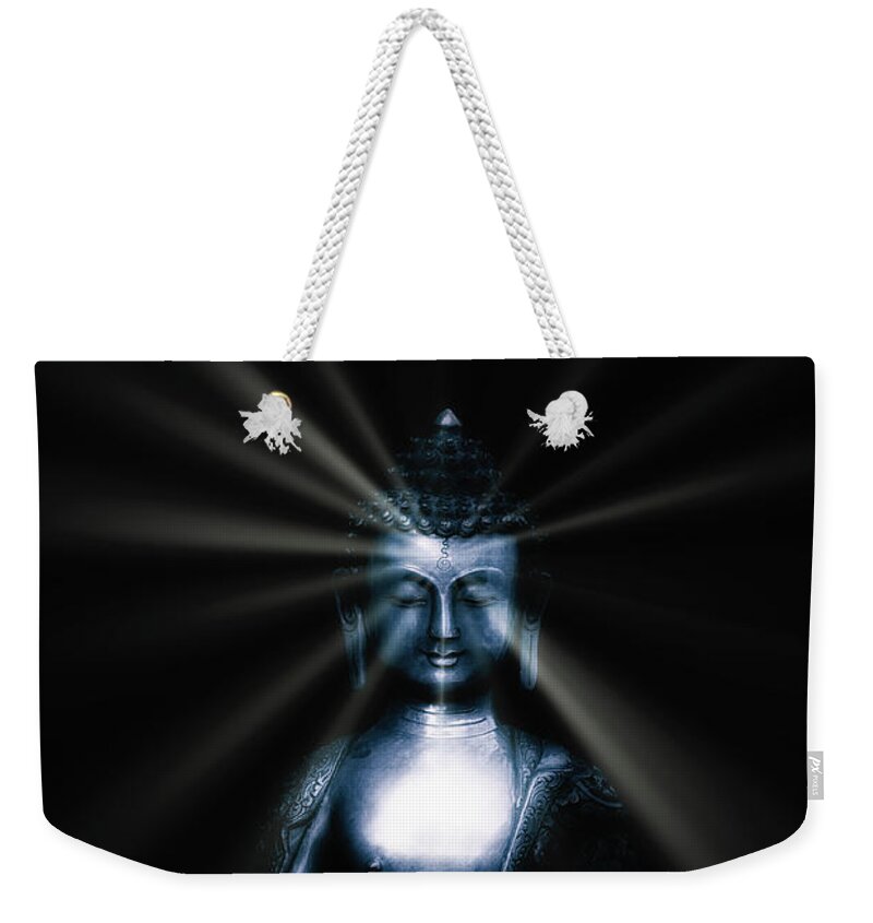 Buddha Weekender Tote Bag featuring the photograph Stillness by Tim Gainey