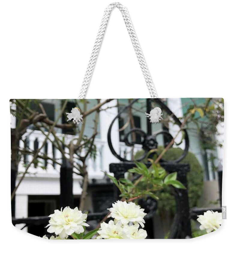 Roses Weekender Tote Bag featuring the photograph Roses #1 by Flavia Westerwelle
