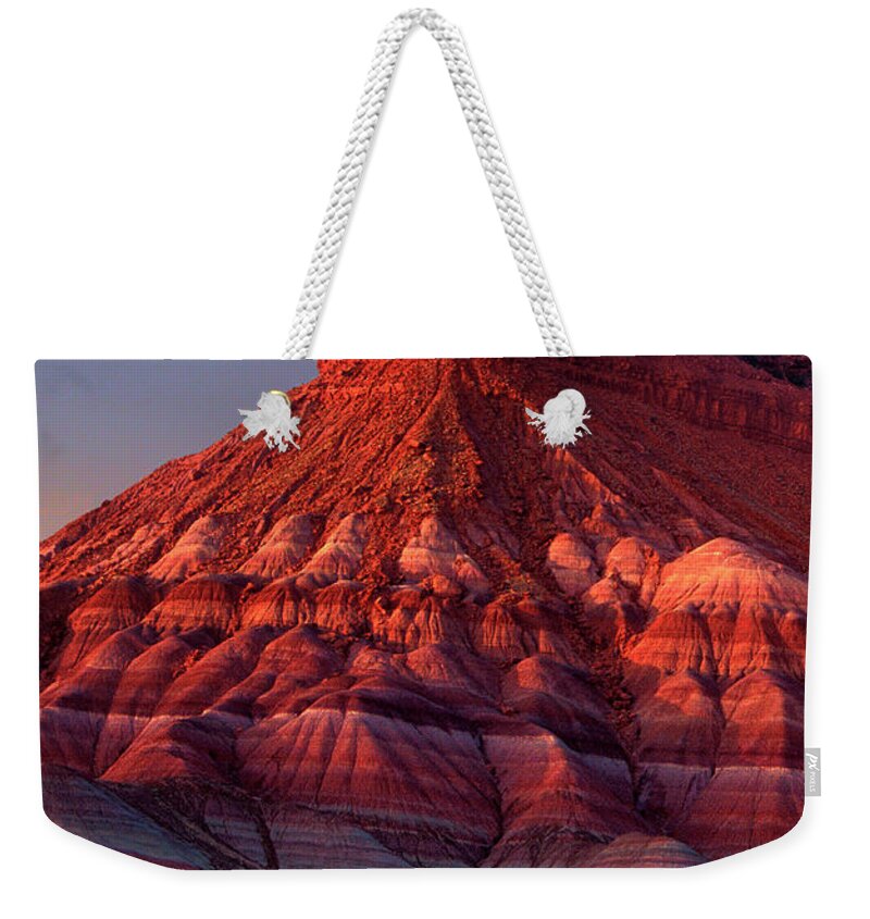 Dave Welling Weekender Tote Bag featuring the photograph Sandstone Butte Near Paria Canyon Southern Utah by Dave Welling