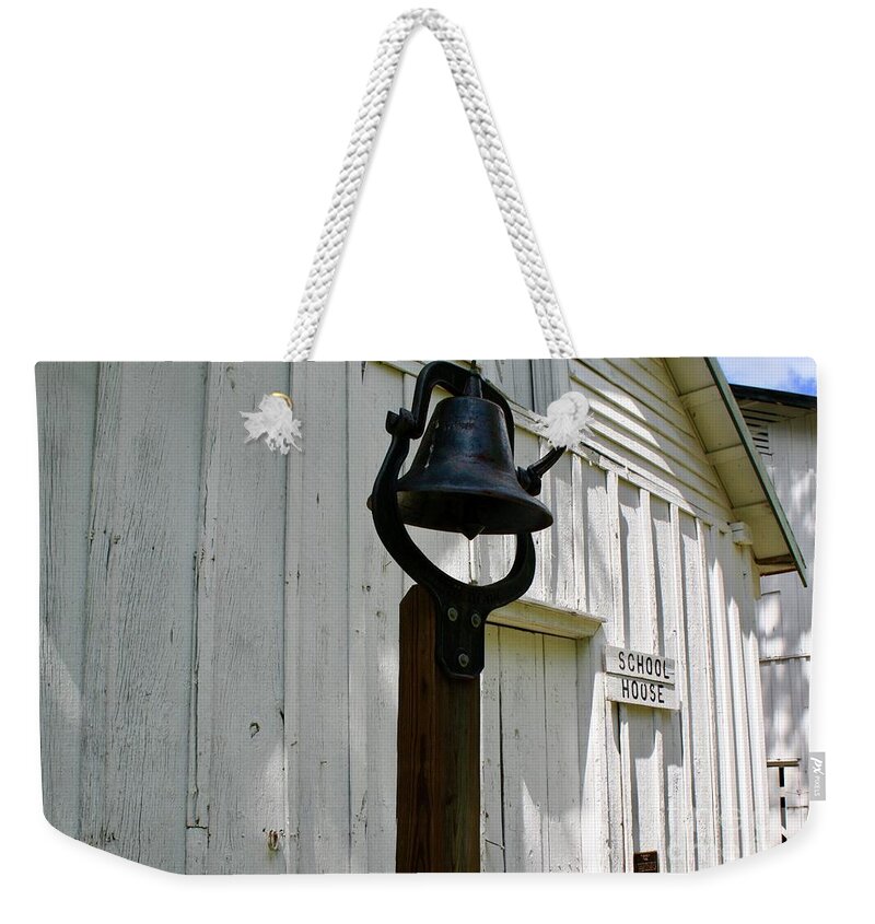 Old Weekender Tote Bag featuring the photograph School House #1 by Flavia Westerwelle