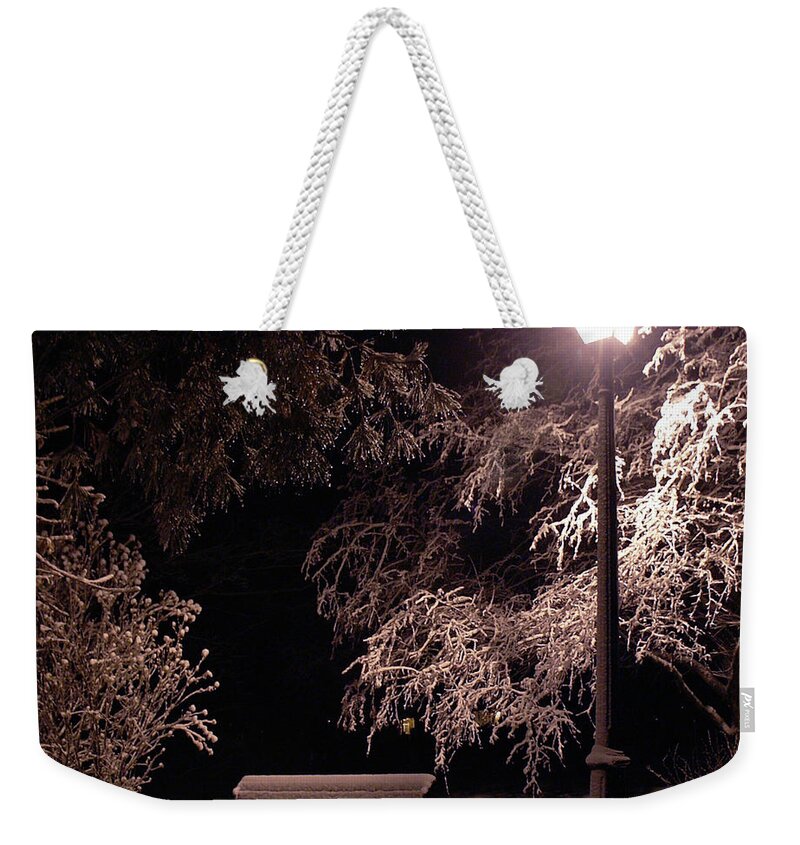  Weekender Tote Bag featuring the photograph Silent Night by Kenneth Lane Smith