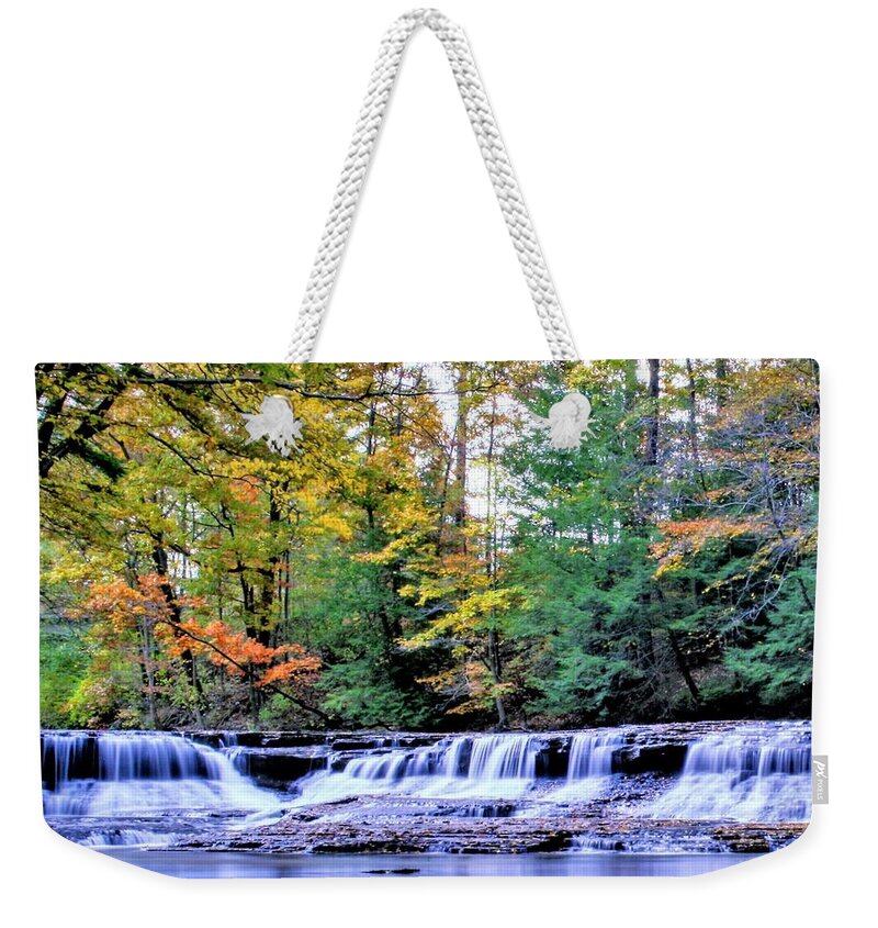  Weekender Tote Bag featuring the photograph South Chagrin by Brad Nellis