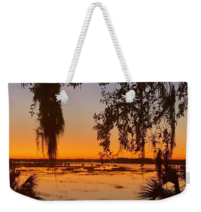 Landscape Weekender Tote Bag featuring the photograph Sunrise 2 #1 by Michael Stothard