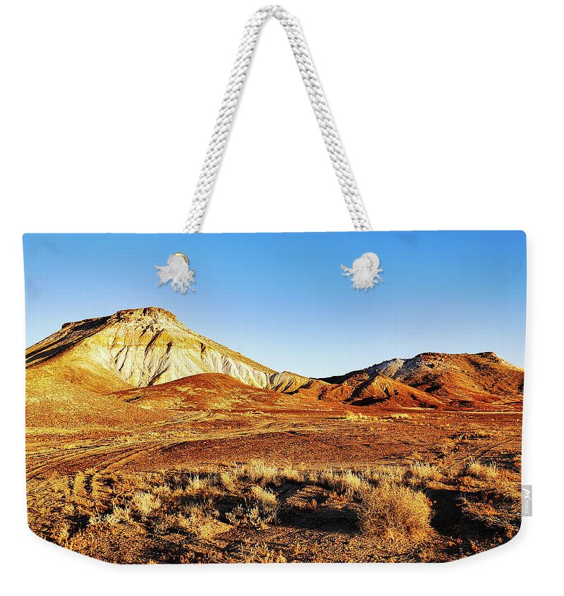 Sunset Weekender Tote Bag featuring the photograph Sunset on Kanku Breakaways - South Australia #1 by Lexa Harpell