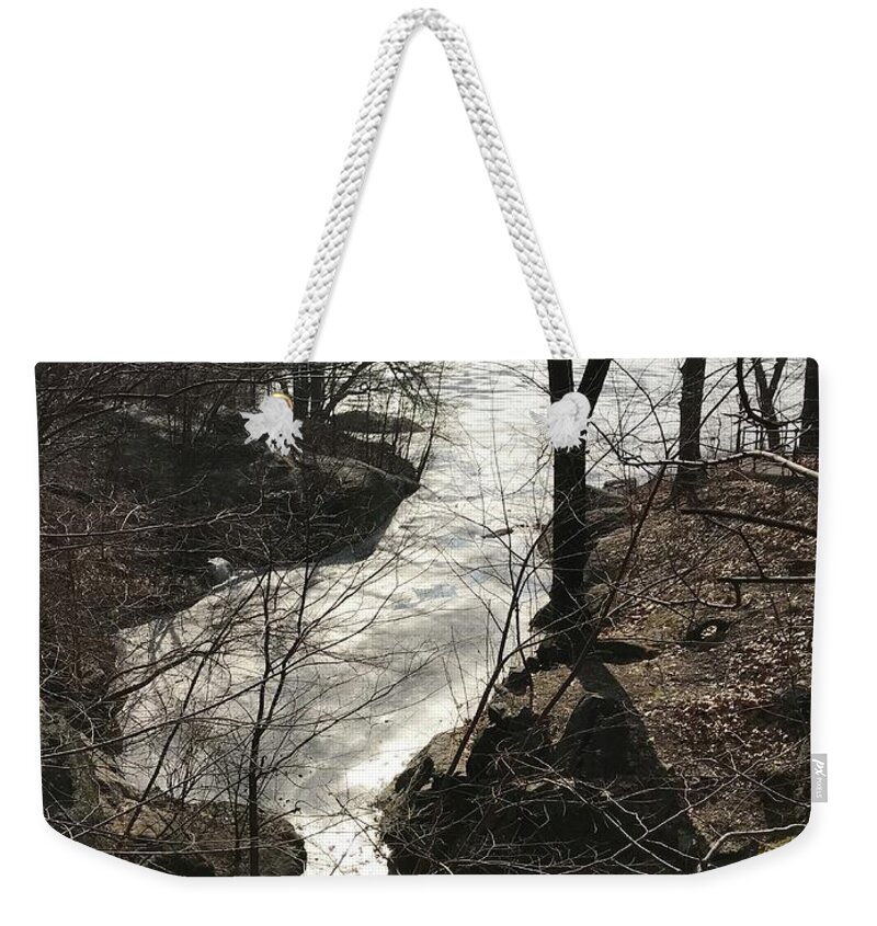  Weekender Tote Bag featuring the photograph The Lake #1 by Judy Frisk