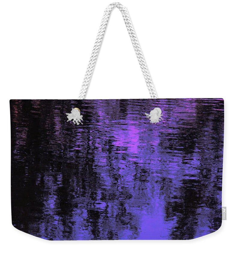 Reflection Weekender Tote Bag featuring the photograph The Tone Of Silent Weeping by Cynthia Dickinson