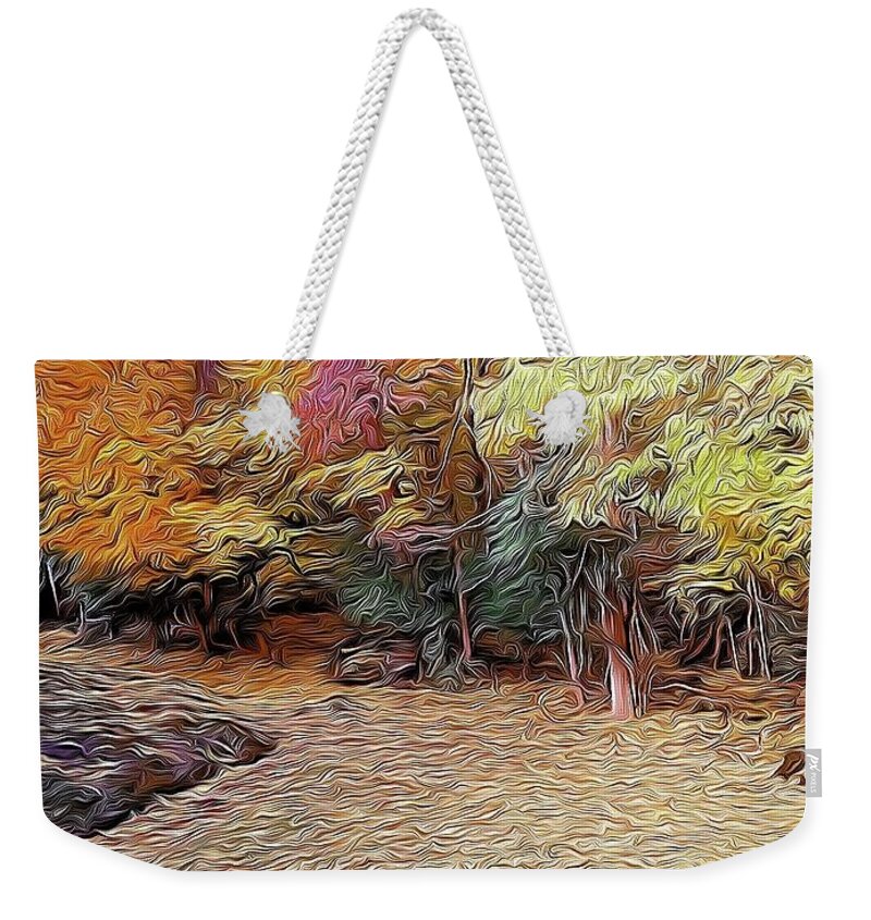 Trees Weekender Tote Bag featuring the photograph The View #1 by Joe Kozlowski