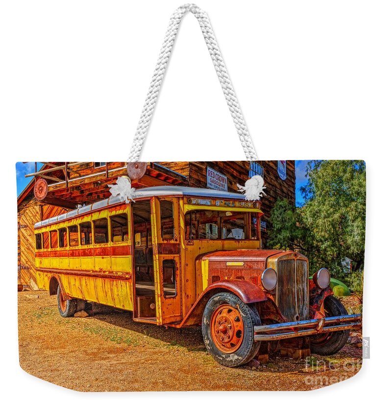  Weekender Tote Bag featuring the photograph Time to Go #1 by Rodney Lee Williams