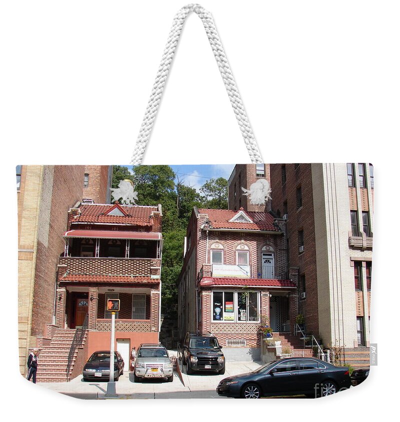 Inwood Weekender Tote Bag featuring the photograph Twin Houses by Cole Thompson