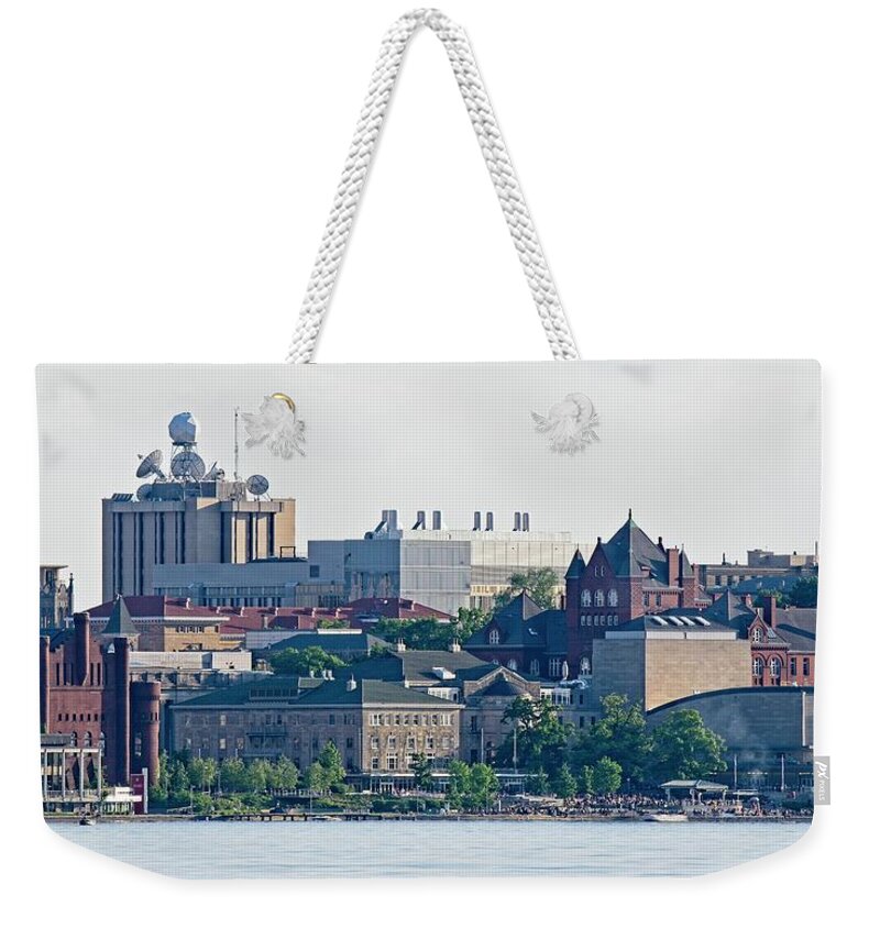 Madison Weekender Tote Bag featuring the photograph UW Union and Terrace, Madison, Wisonsin #2 by Steven Ralser
