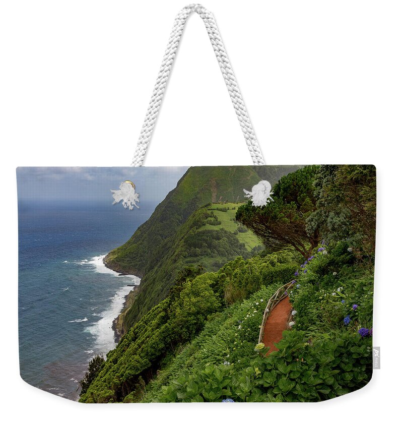 Nordeste Weekender Tote Bag featuring the photograph View from Nordeste #1 by Denise Kopko