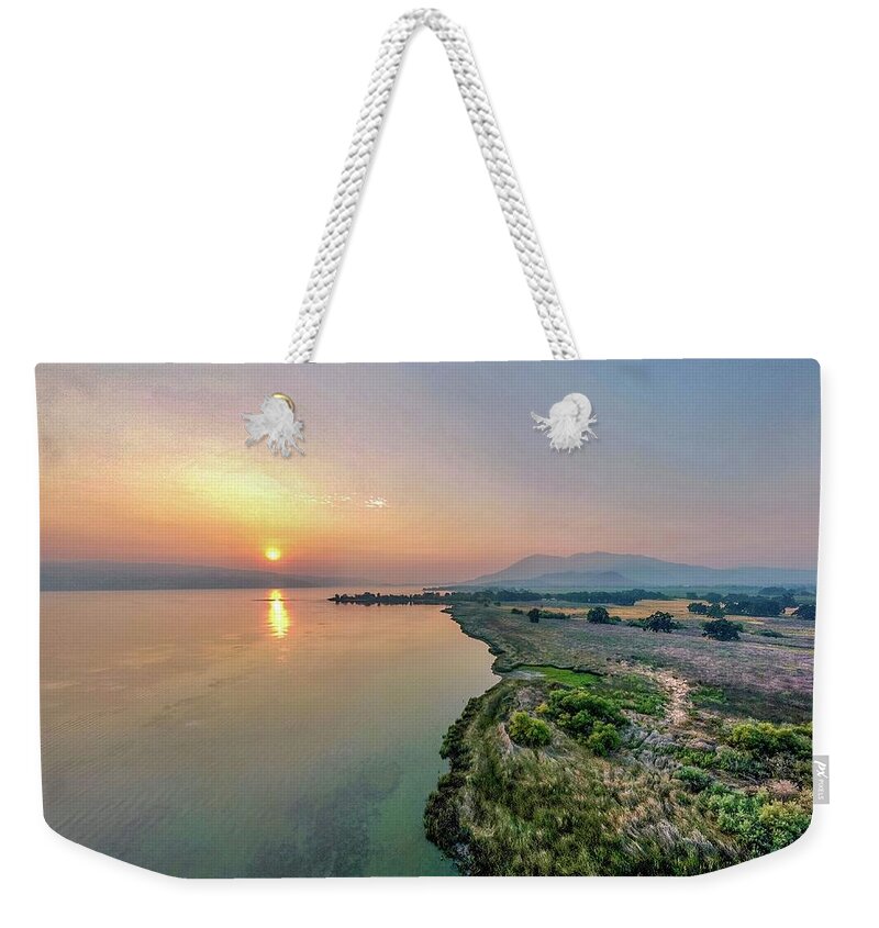 Landscape Weekender Tote Bag featuring the photograph When the Smoke Clears by Devin Wilson