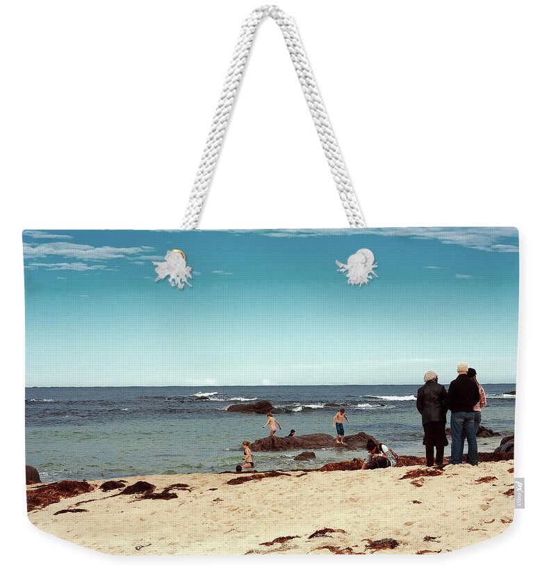 Windy Harbour Weekender Tote Bag featuring the photograph Windy Harbour, Western Australia #1 by Elaine Teague