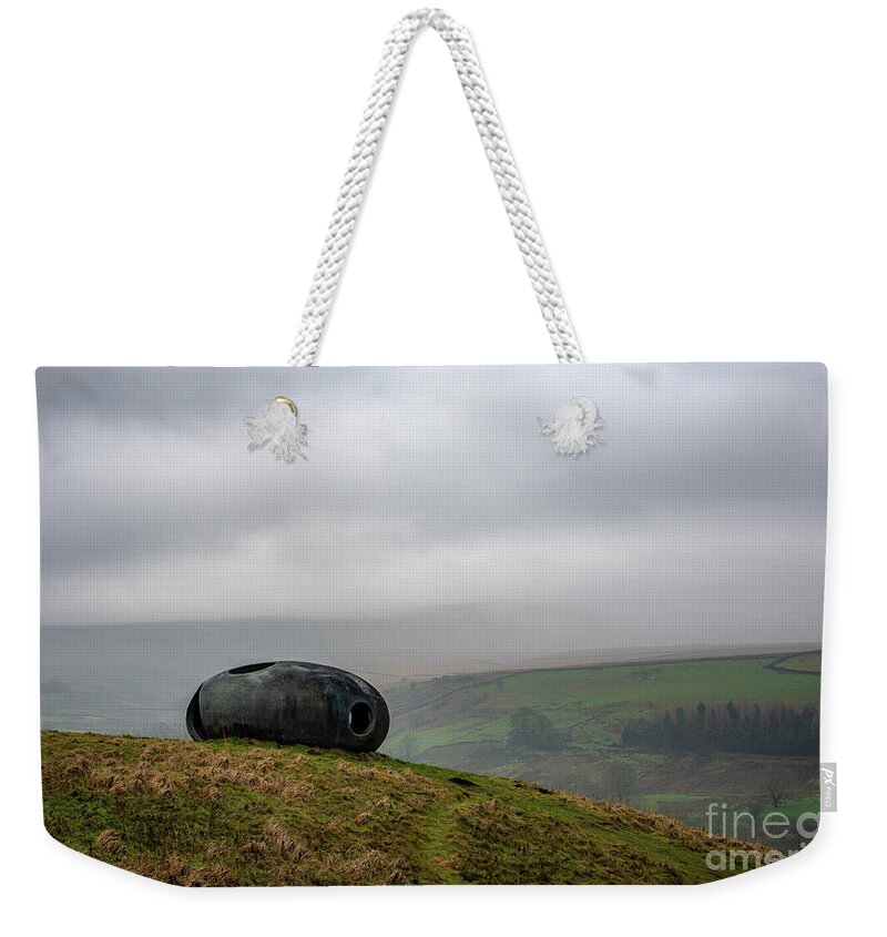 Lancashire Weekender Tote Bag featuring the photograph Wycoller - Atom Panopticon #1 by Mariusz Talarek