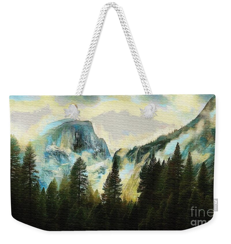 Yosemite National Park Weekender Tote Bag featuring the digital art Yosemite National Park #1 by Jerzy Czyz