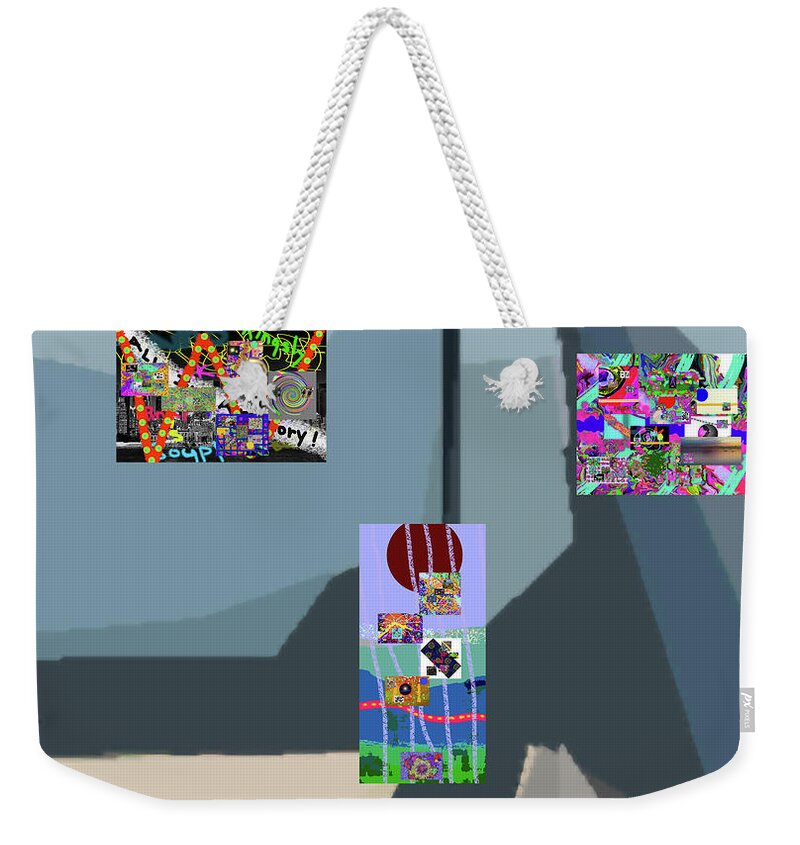 Walter Paul Bebirian: Volord Kingdom Art Collection Grand Gallery Weekender Tote Bag featuring the digital art 10-13-2021c by Walter Paul Bebirian