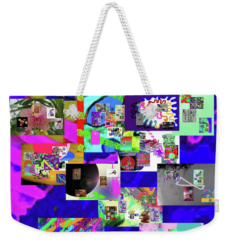 Walter Paul Bebirian: Volord Kingdom Art Collection Grand Gallery Weekender Tote Bag featuring the digital art 10-21-2021e by Walter Paul Bebirian