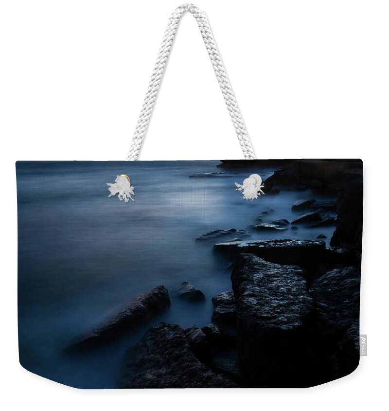Portland Weekender Tote Bag featuring the photograph Pulpit rock at Portland Bill #10 by Ian Middleton