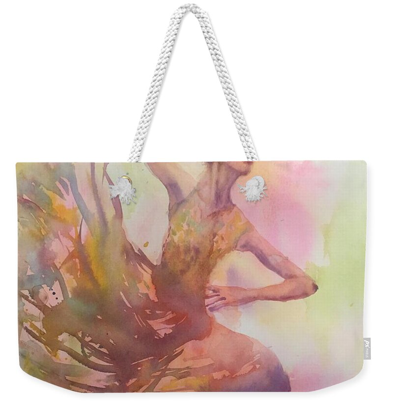 1052021 Weekender Tote Bag featuring the painting 1052021 by Han in Huang wong