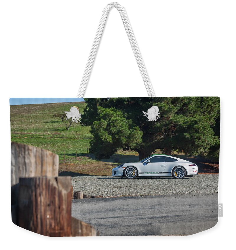 Cars Weekender Tote Bag featuring the photograph #Porsche #911R #Print #11 by ItzKirb Photography