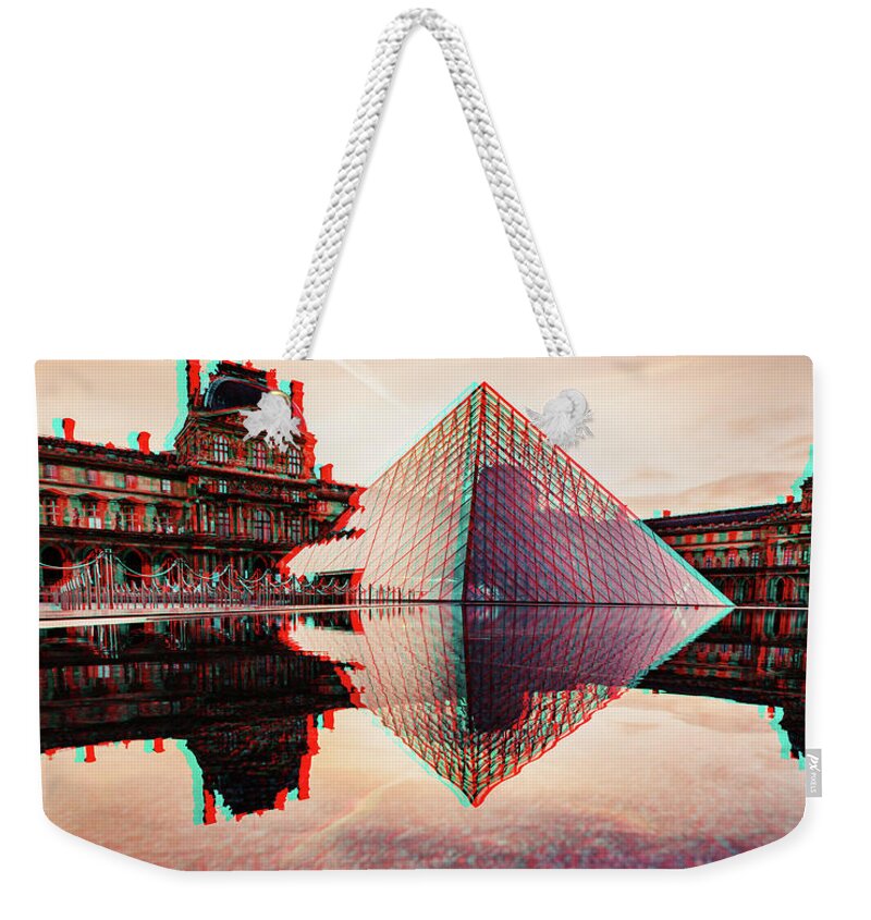 City Weekender Tote Bag featuring the digital art Paris is Forever #112 by TintoDesigns