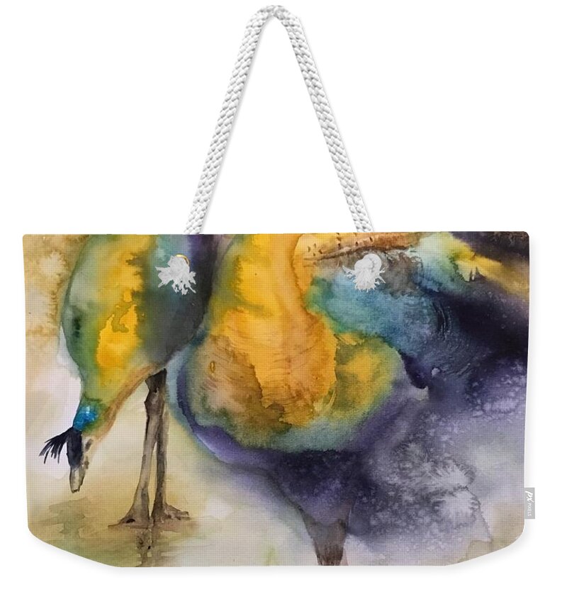 1182021 Weekender Tote Bag featuring the painting 1182021 by Han in Huang wong