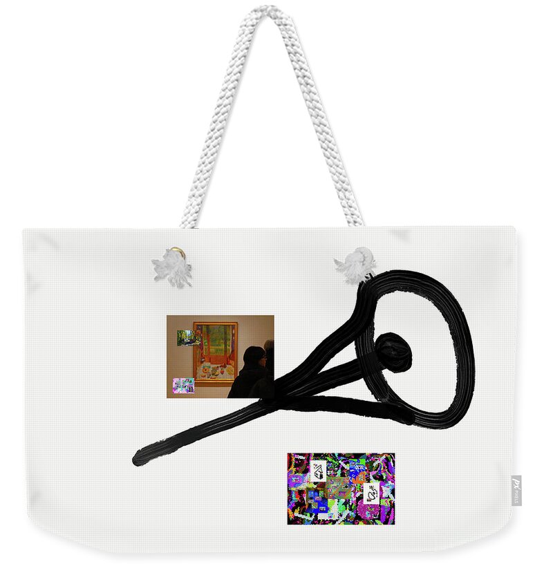 Walter Paul Bebirian: Volord Kingdom Art Collection Grand Gallery Weekender Tote Bag featuring the digital art 12-2-2019a by Walter Paul Bebirian