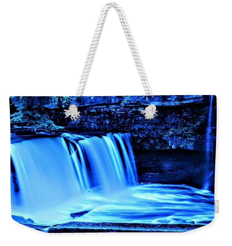  Weekender Tote Bag featuring the photograph Great Falls by Brad Nellis