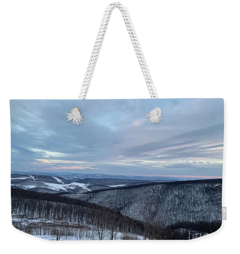  Weekender Tote Bag featuring the photograph Winter Wonderland #13 by Annamaria Frost