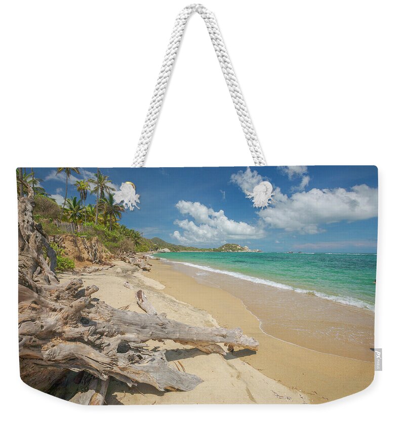 Parque Tayrona Weekender Tote Bag featuring the photograph Parque Tayrona Magdalena Colombia #15 by Tristan Quevilly