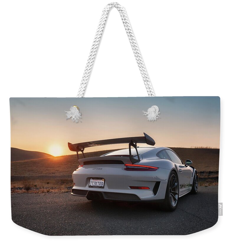 Cars Weekender Tote Bag featuring the photograph #Porsche #GT3RS #Print #15 by ItzKirb Photography